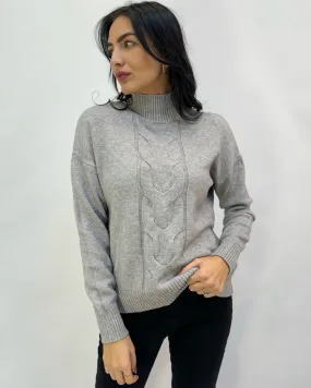 Pullover comodo con intreccio