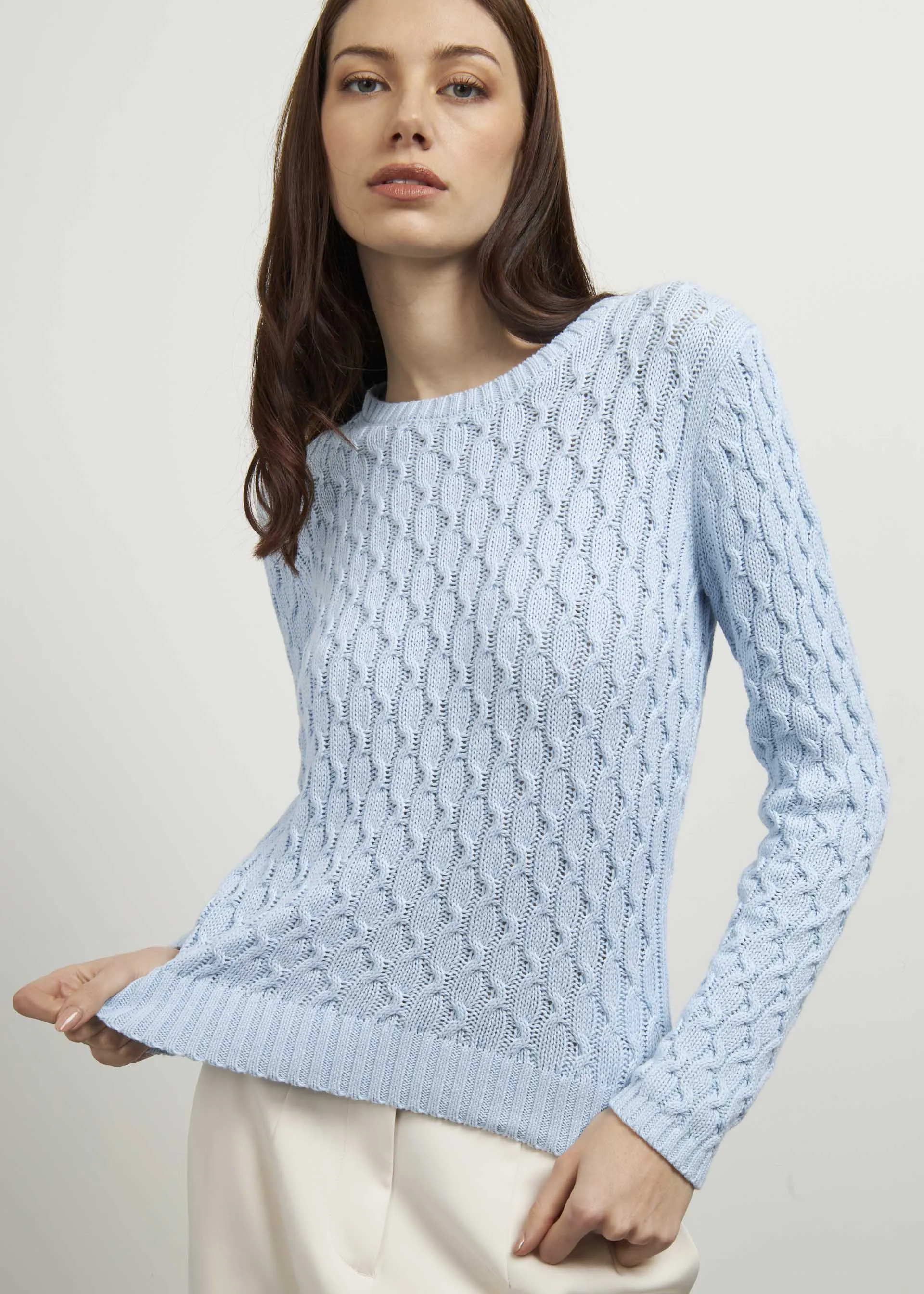 Pullover in puro cotone