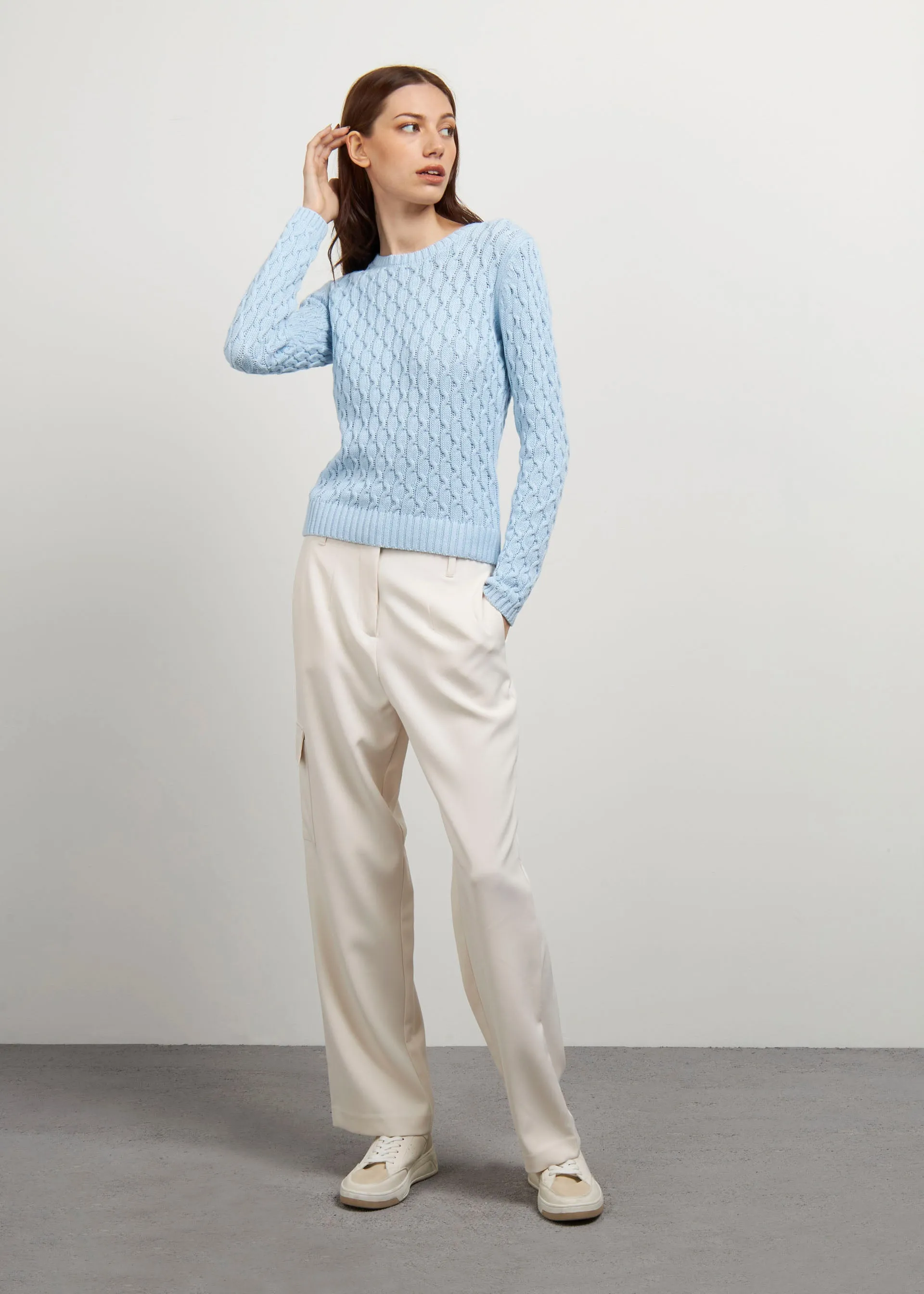 Pullover in puro cotone