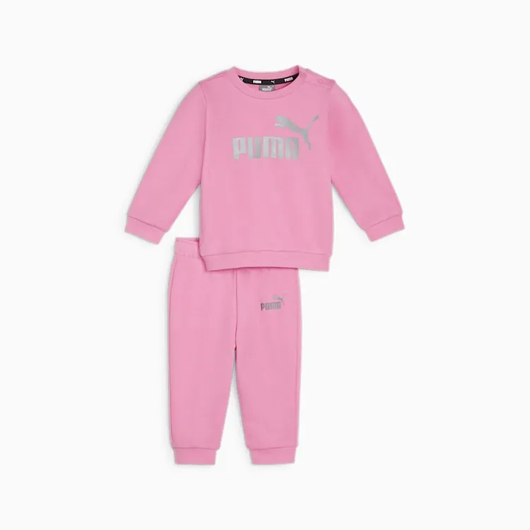 PUMA INFANTS MINICATS ESSESNTIALS PINK JOGGER SET