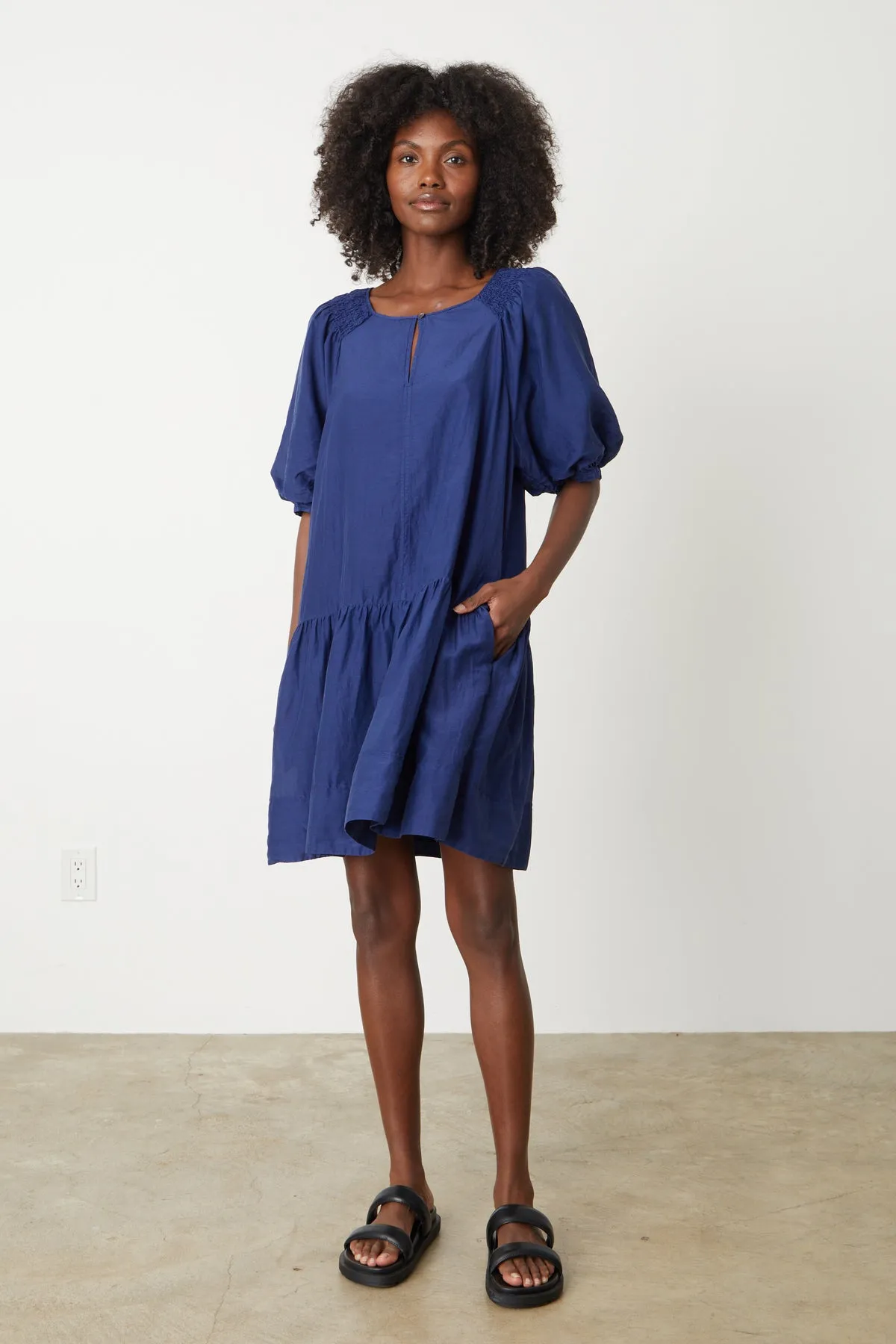 REECE SILK COTTON DRESS