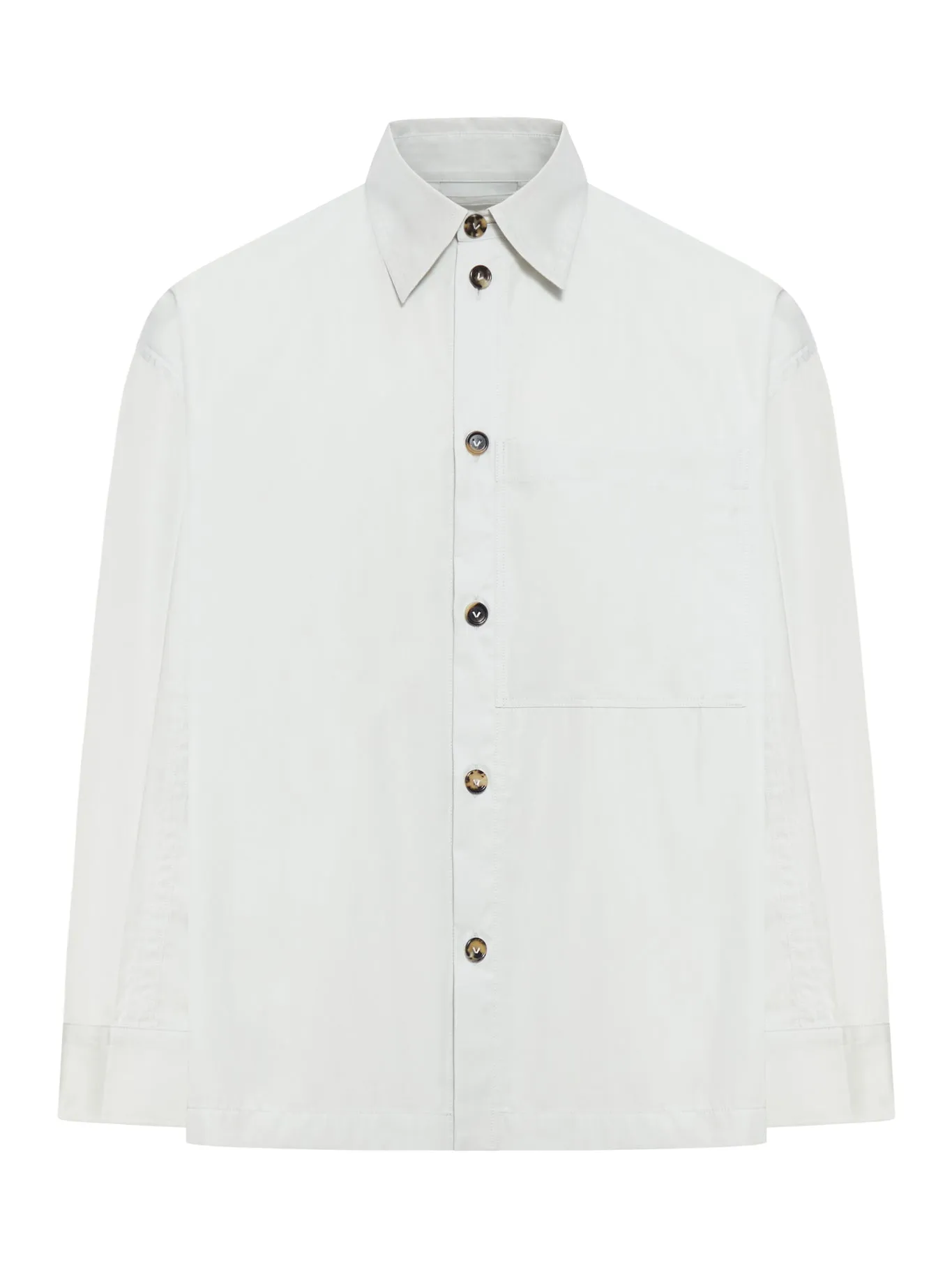 Silk and cotton shirt