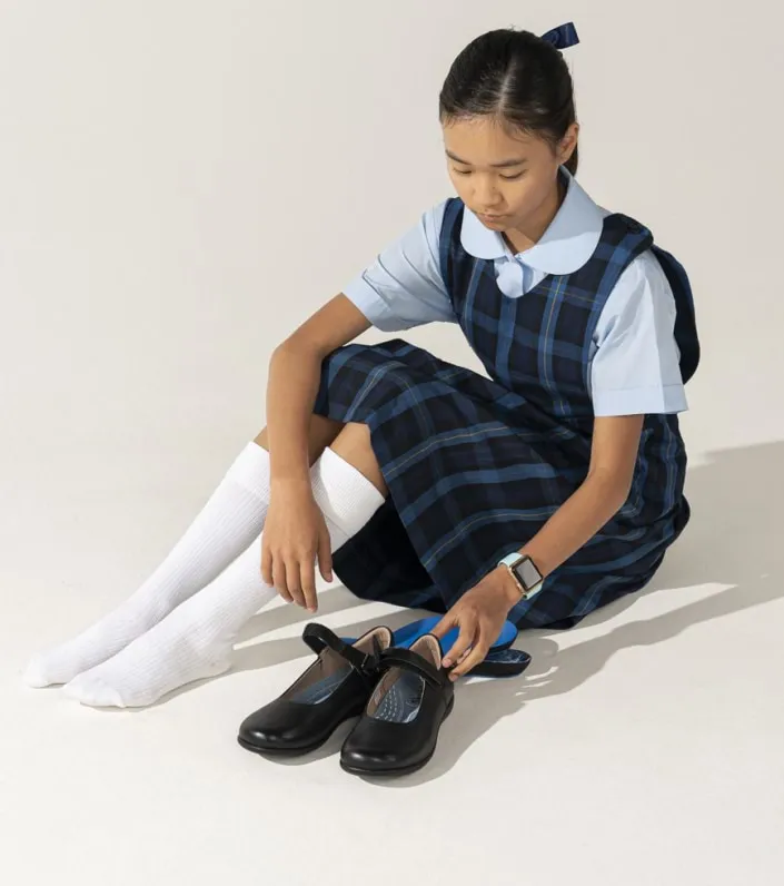 skobi barton senior girls mary jane school shoes