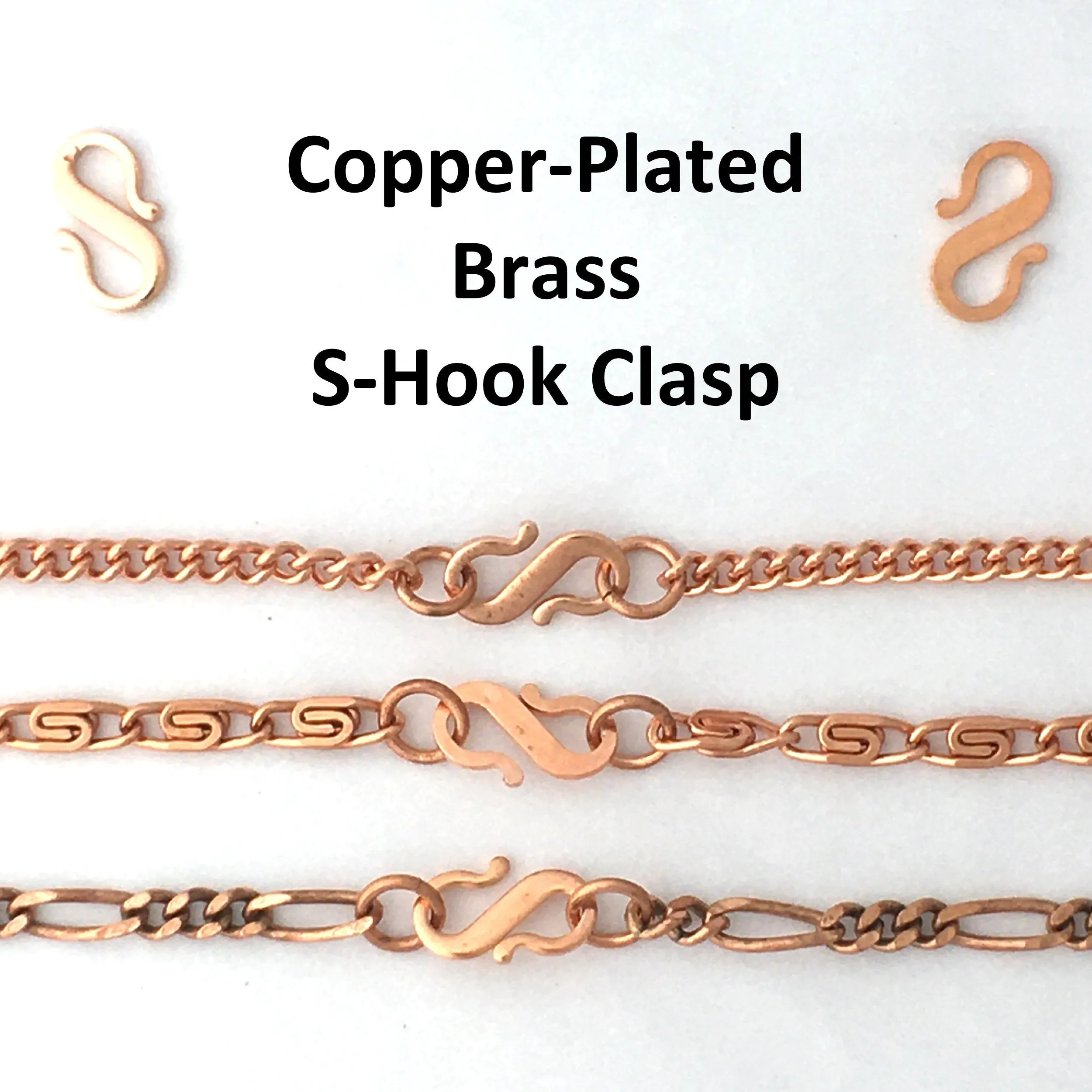 Solid Copper Ankle Bracelet Fine Figaro Chain Anklet AC41 Lightweight Adjustable Copper Figaro Anklet Chain