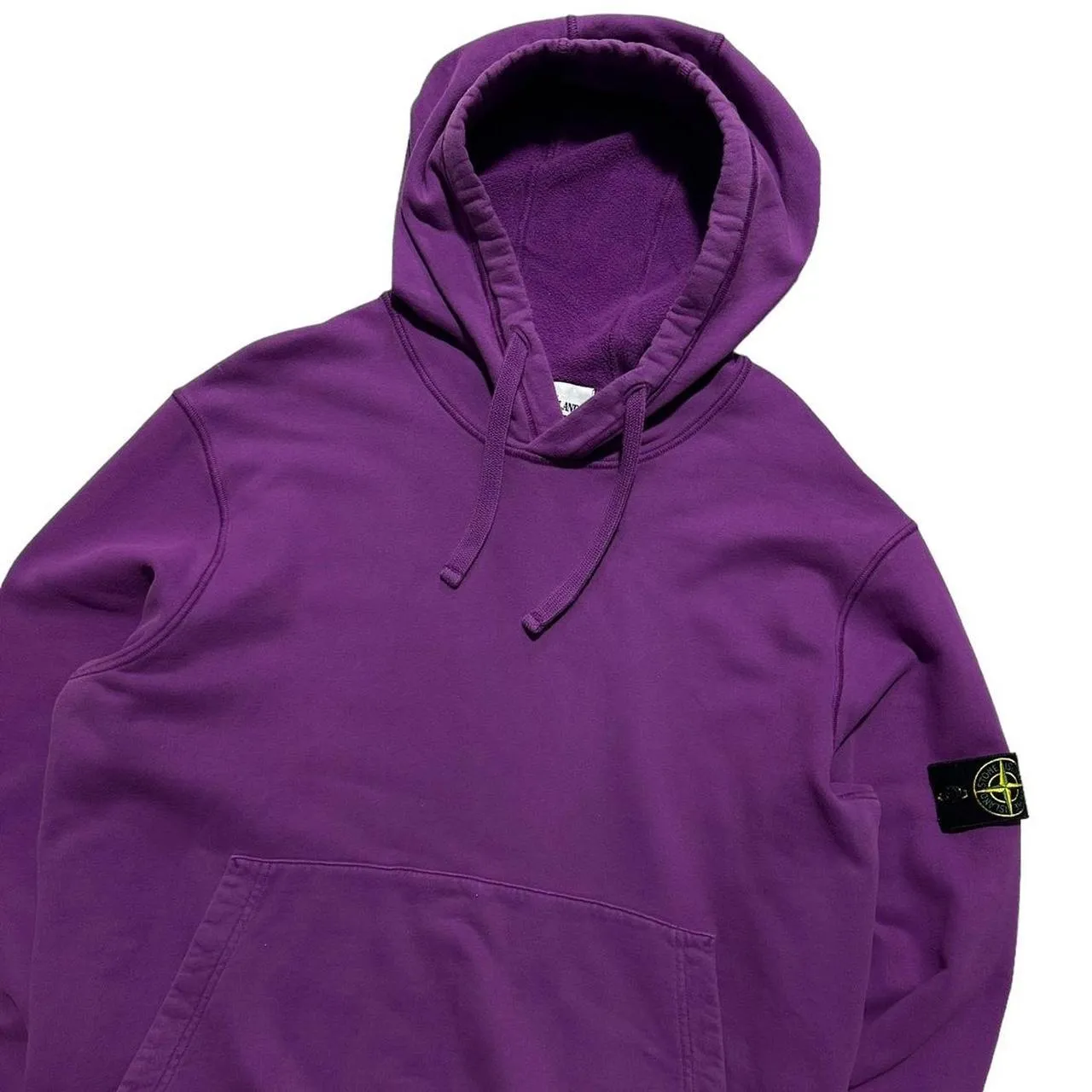 Stone Island Purple Pullover Hoodie