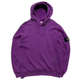 Stone Island Purple Pullover Hoodie