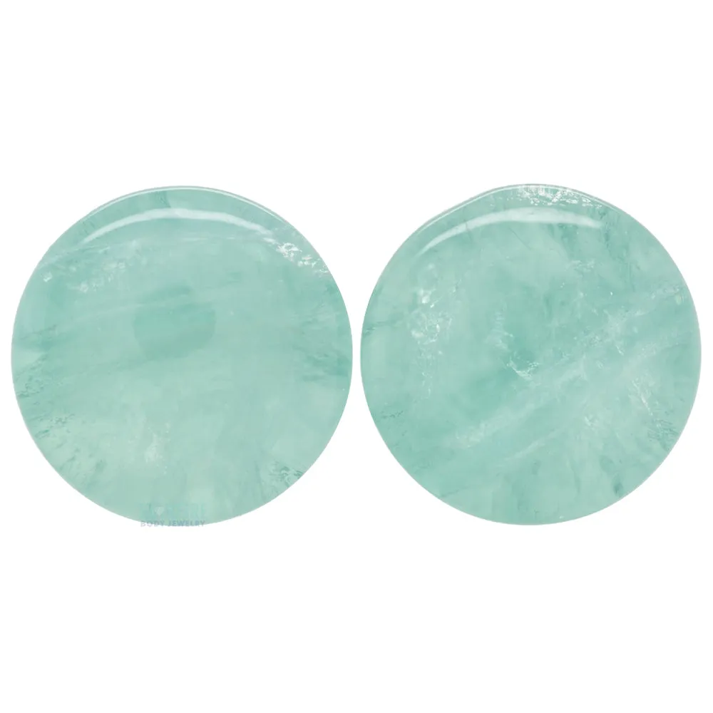 Stone Plugs - Green Fluorite