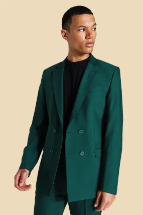 Tall Skinny Double Breasted Suit Jacket