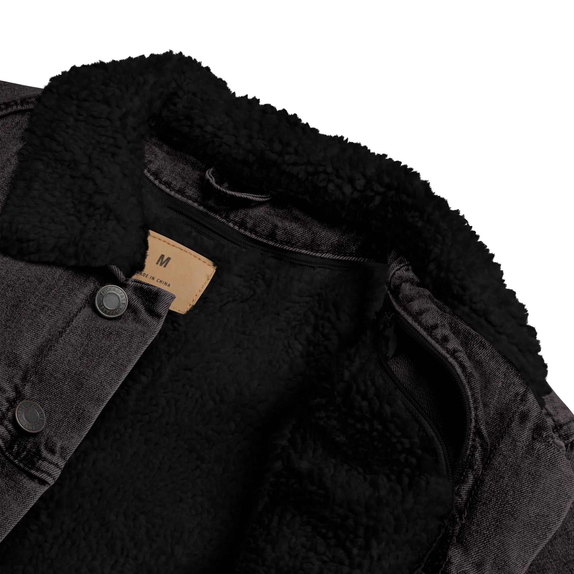 The Blacker the Berry... Sherpa Denim Jacket