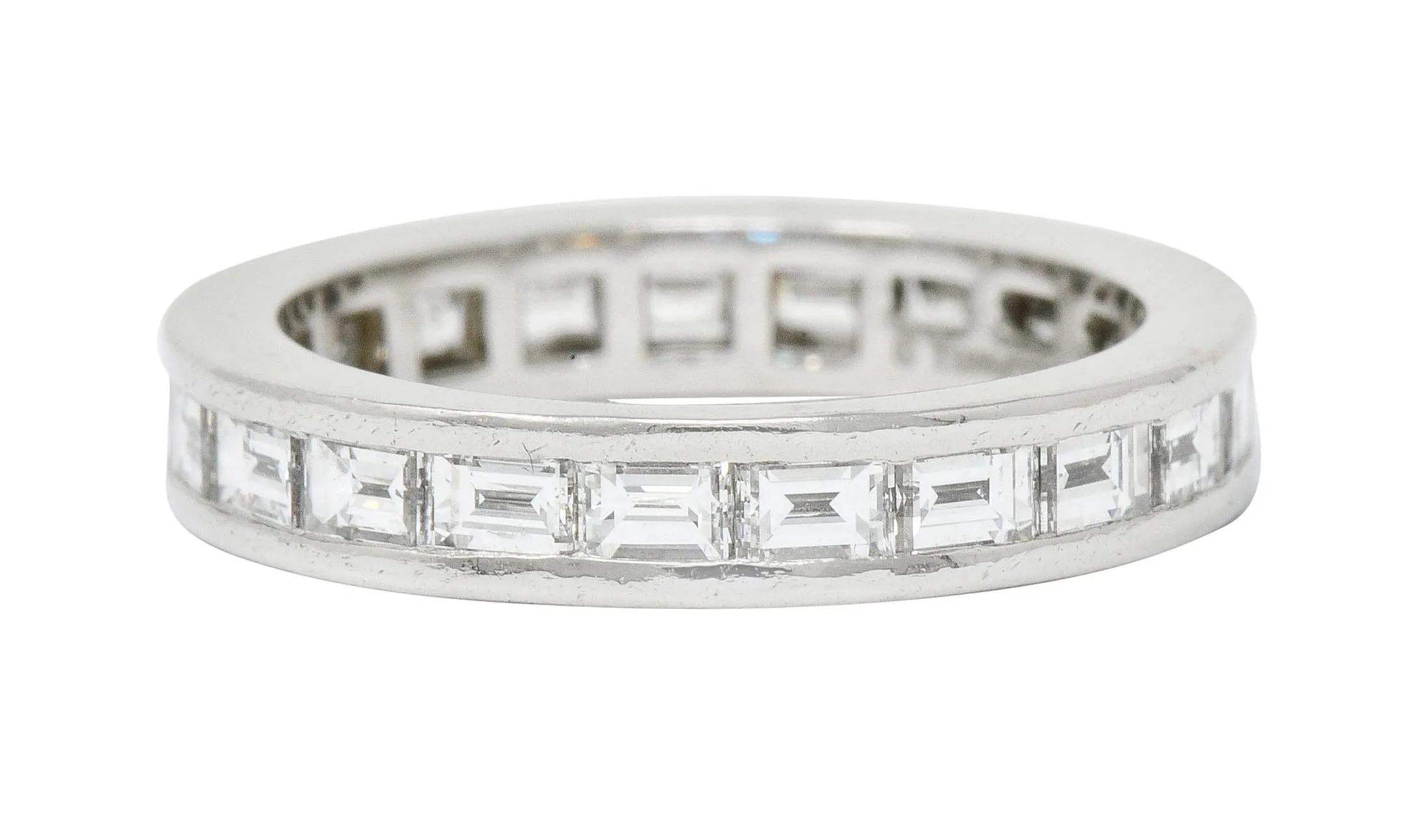 Tiffany & Co. 1.68 CTW Diamond Platinum Channel Eternity Band