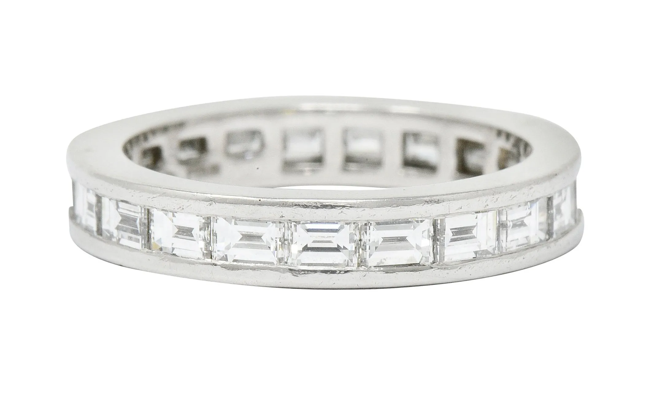 Tiffany & Co. 1.68 CTW Diamond Platinum Channel Eternity Band