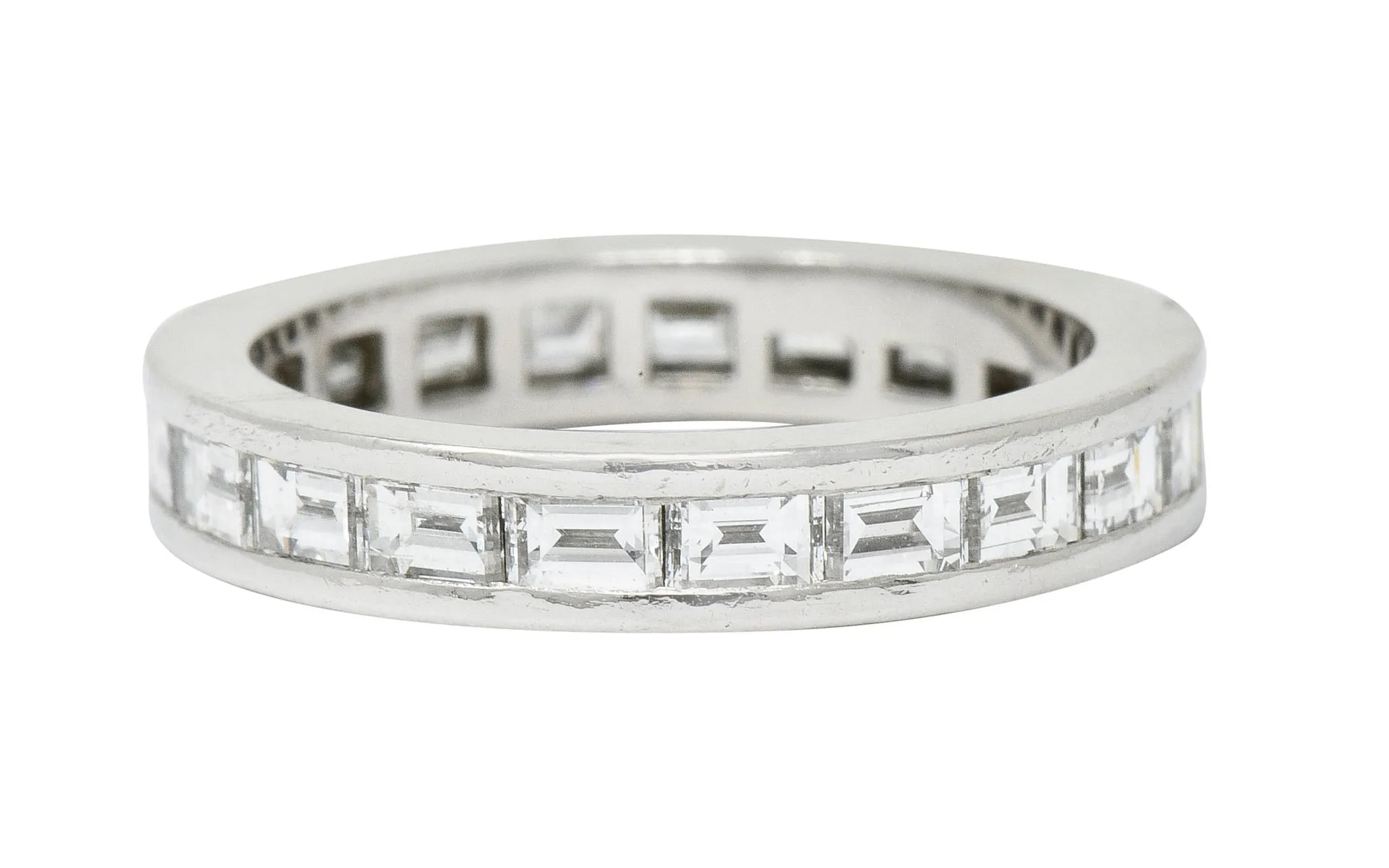 Tiffany & Co. 1.68 CTW Diamond Platinum Channel Eternity Band