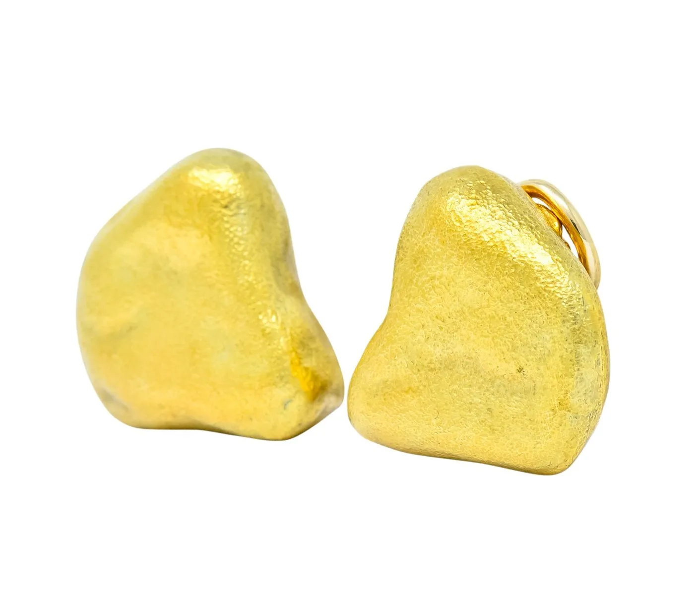 Tiffany & Co. 18 Karat Yellow Gold Contemporary Ear-Clip Earrings