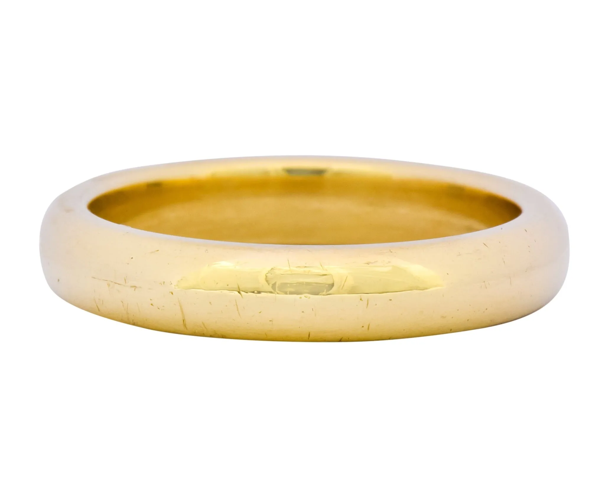 Tiffany & Co. 18 Karat Yellow Gold Contemporary Wedding Band Ring