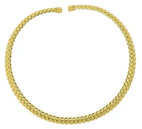 Tiffany & Co. 1997 18 Karat Gold Flexible Collar Necklace