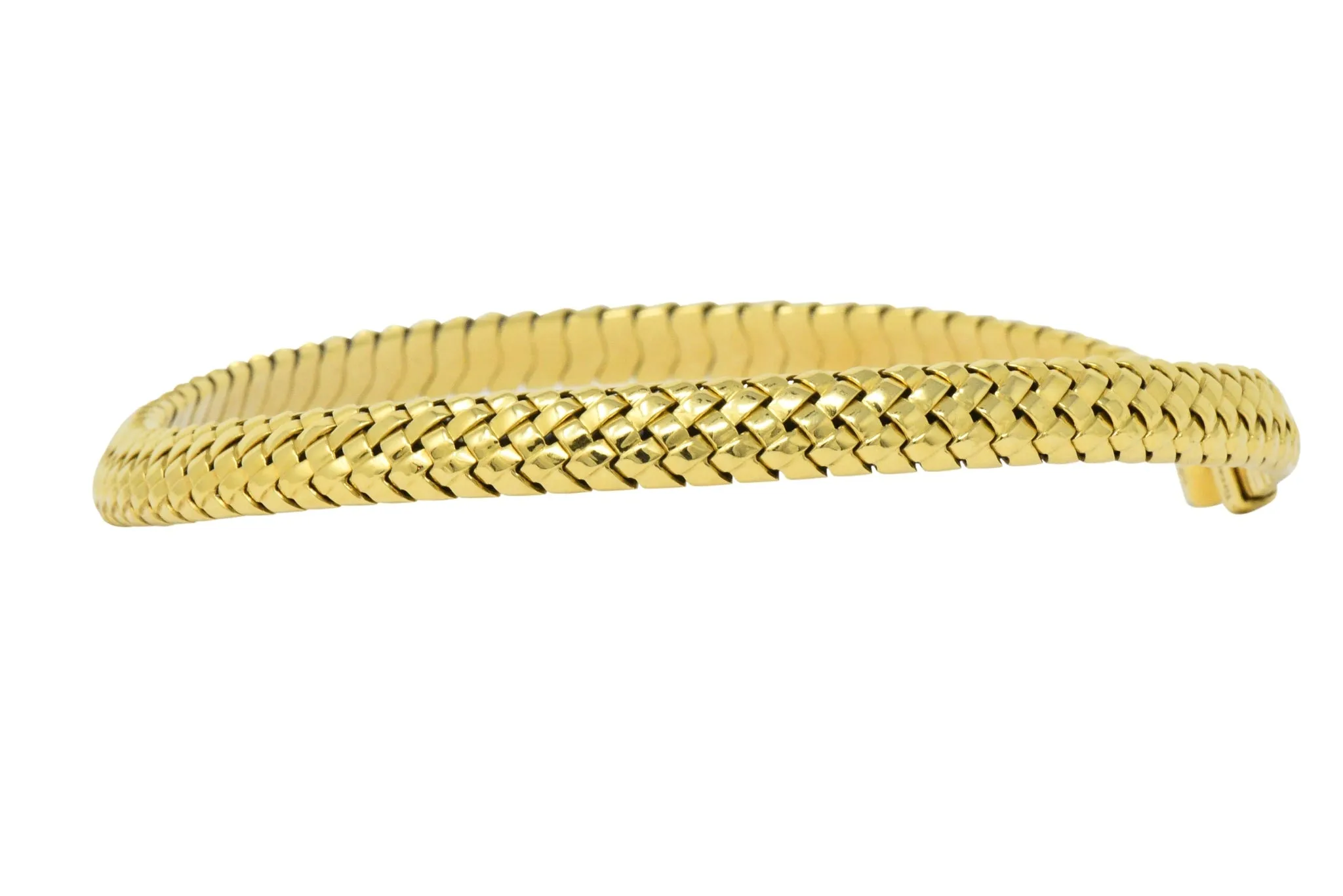 Tiffany & Co. 1997 18 Karat Gold Flexible Collar Necklace