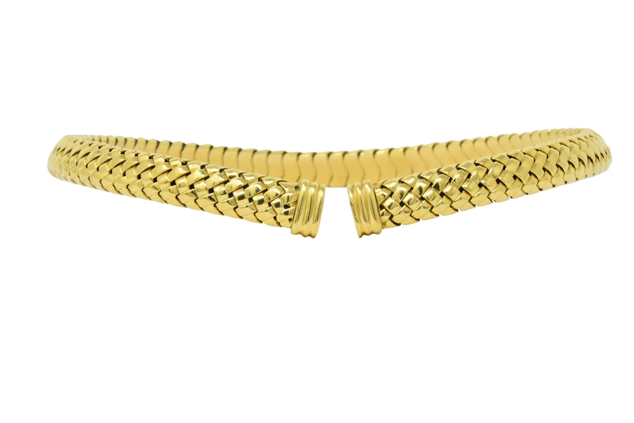 Tiffany & Co. 1997 18 Karat Gold Flexible Collar Necklace