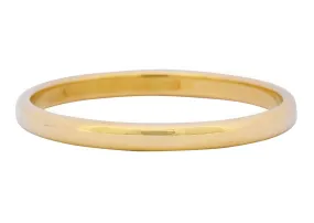 Tiffany & Co. 1999 Modern 18 Karat Gold Stacking Wedding Band Unisex Ring