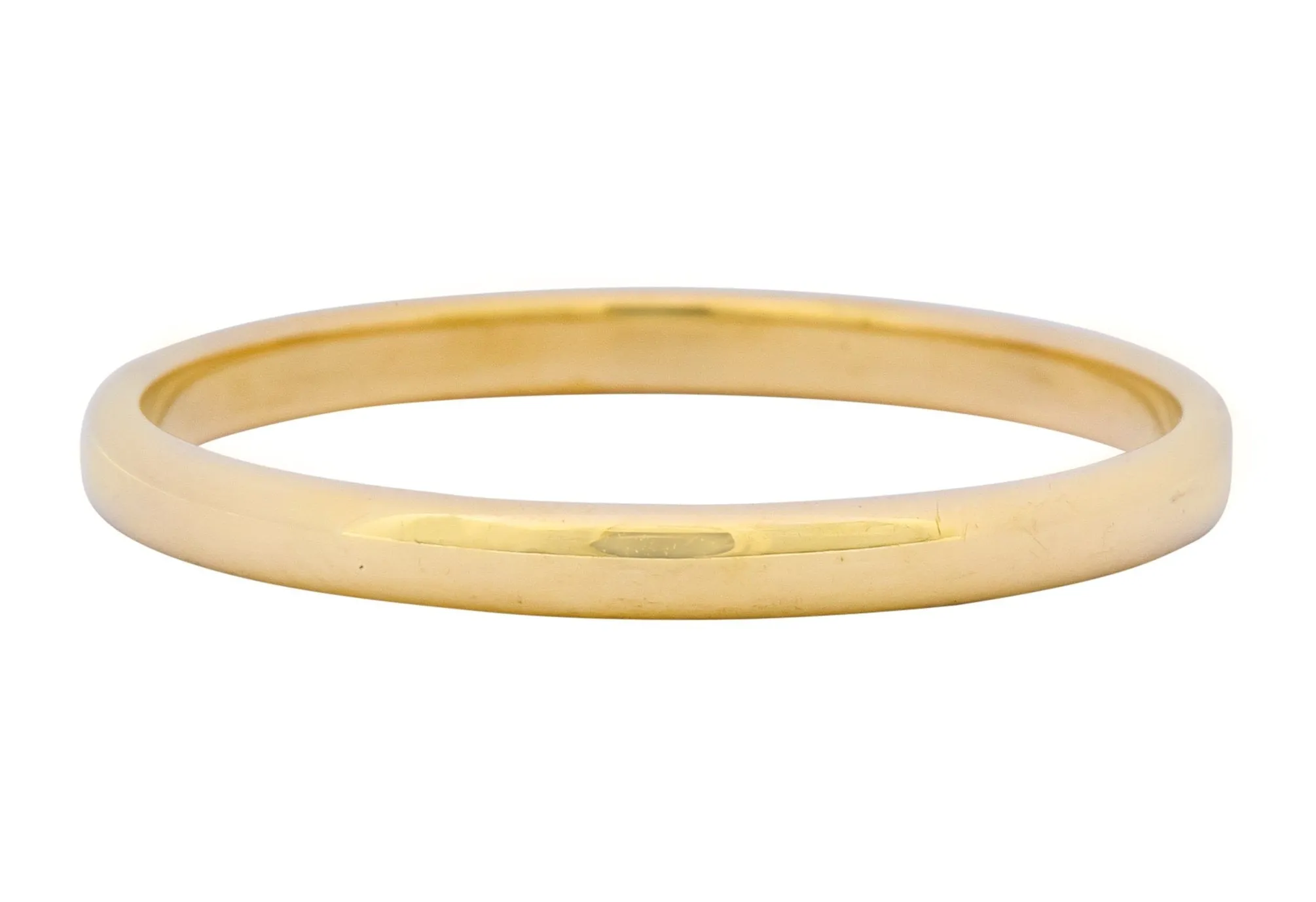 Tiffany & Co. 1999 Modern 18 Karat Gold Stacking Wedding Band Unisex Ring