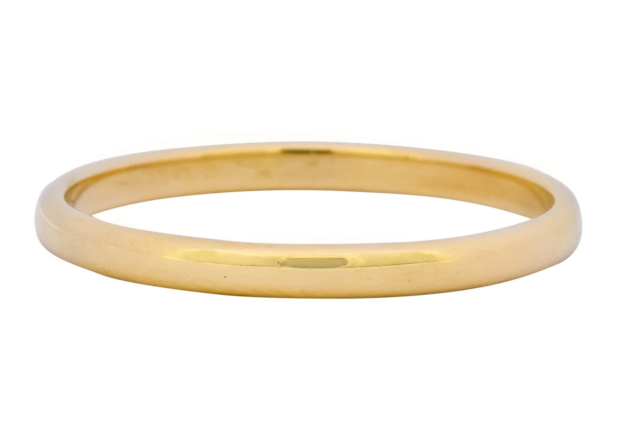 Tiffany & Co. 1999 Modern 18 Karat Gold Stacking Wedding Band Unisex Ring