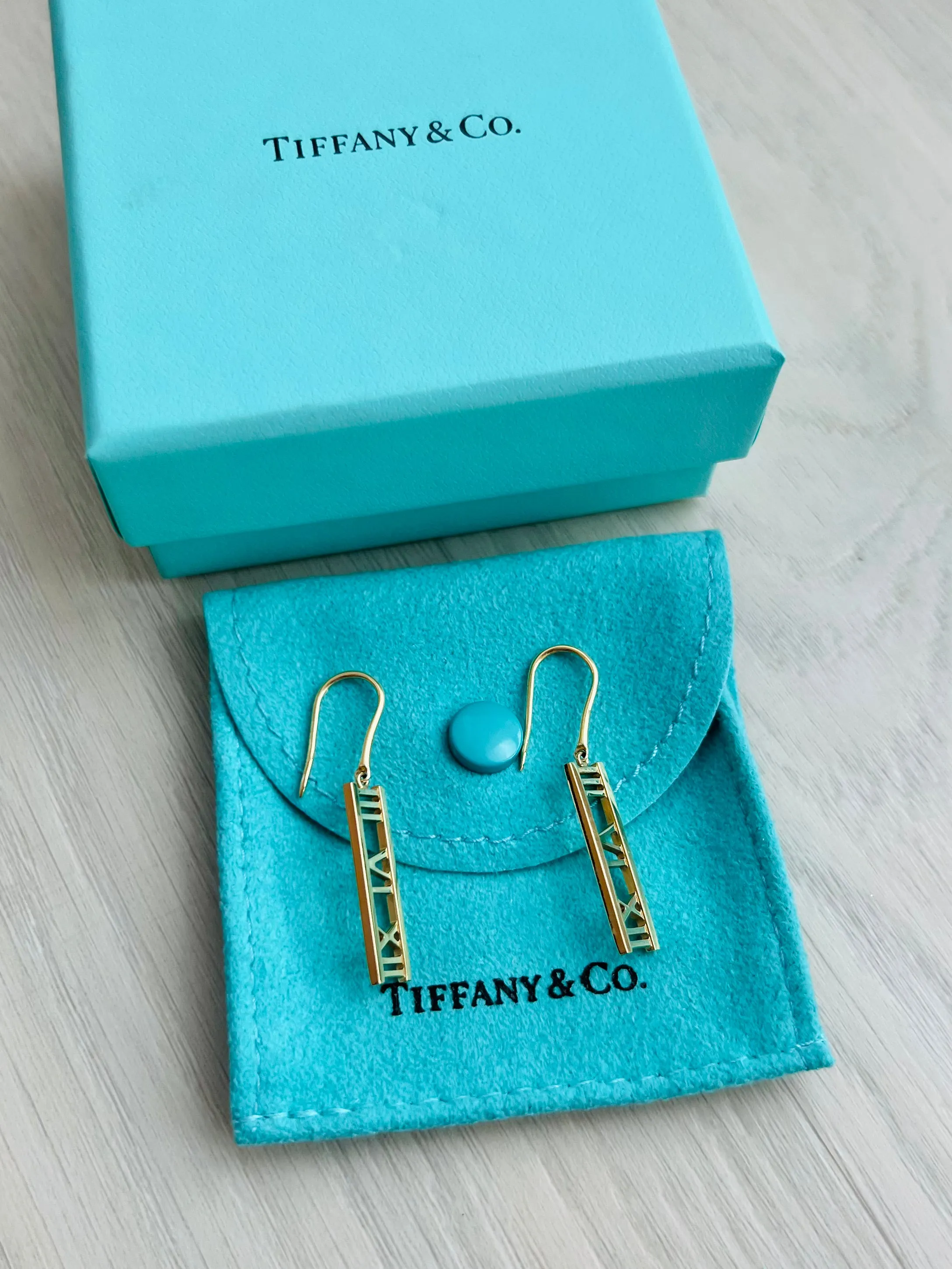 Tiffany & Co. Atlas Open Earrings