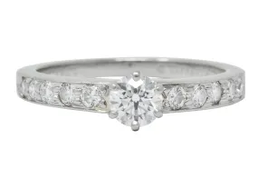 Tiffany & Co. Contemporary 0.48 CTW Diamond Platinum Engagement Ring