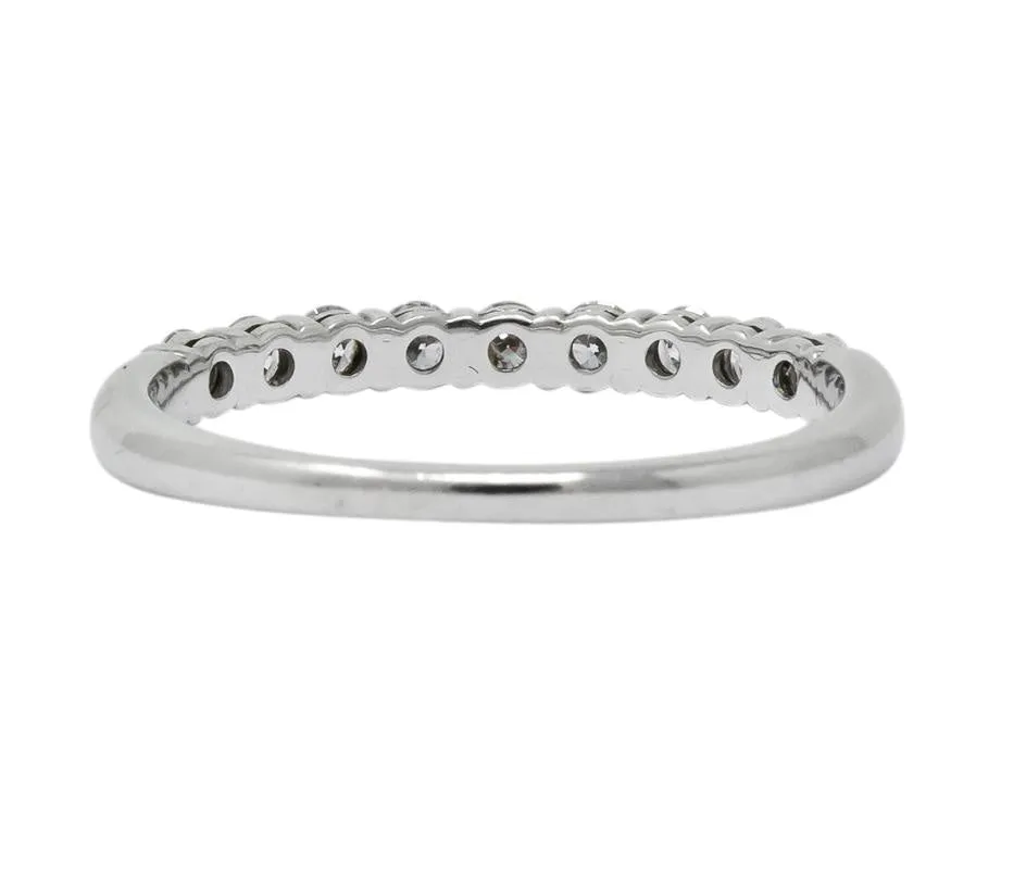 Tiffany & Co. Contemporary Diamond Platinum Band Ring