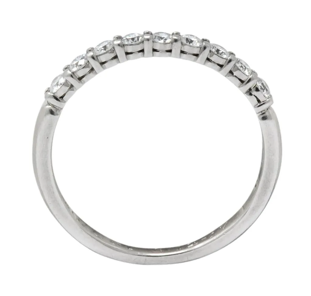 Tiffany & Co. Contemporary Diamond Platinum Band Ring