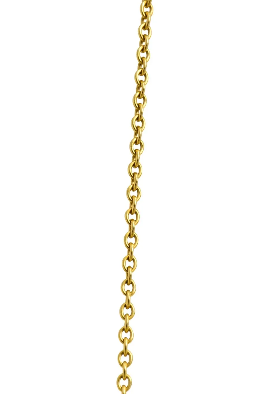 Tiffany & Co Elsa Peretti 18 Karat Gold Open Heart Necklace