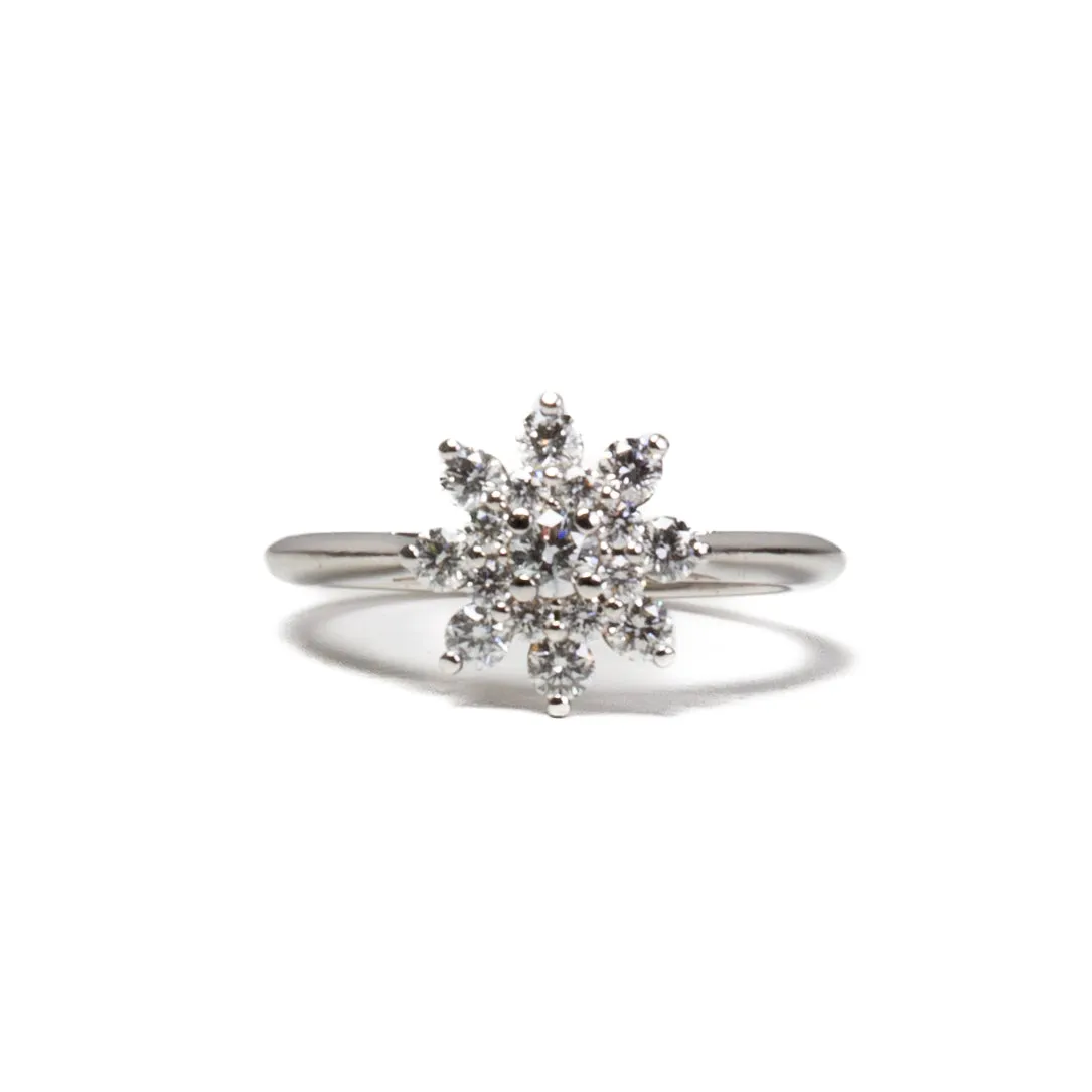 TIFFANY & CO. Flower Diamond Ring - FINAL SALE