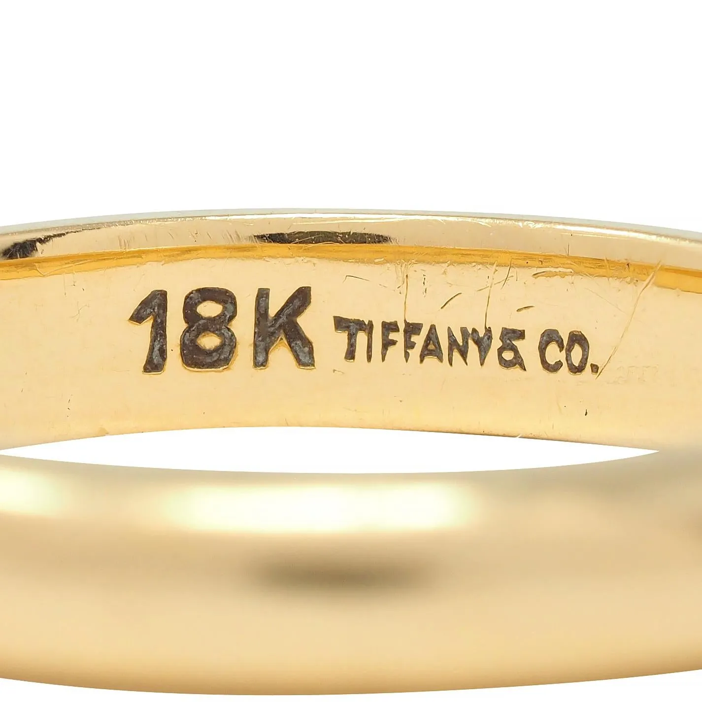 Tiffany & Co. Mid-Century 18 Karat Yellow Gold Vintage Wedding Band Ring