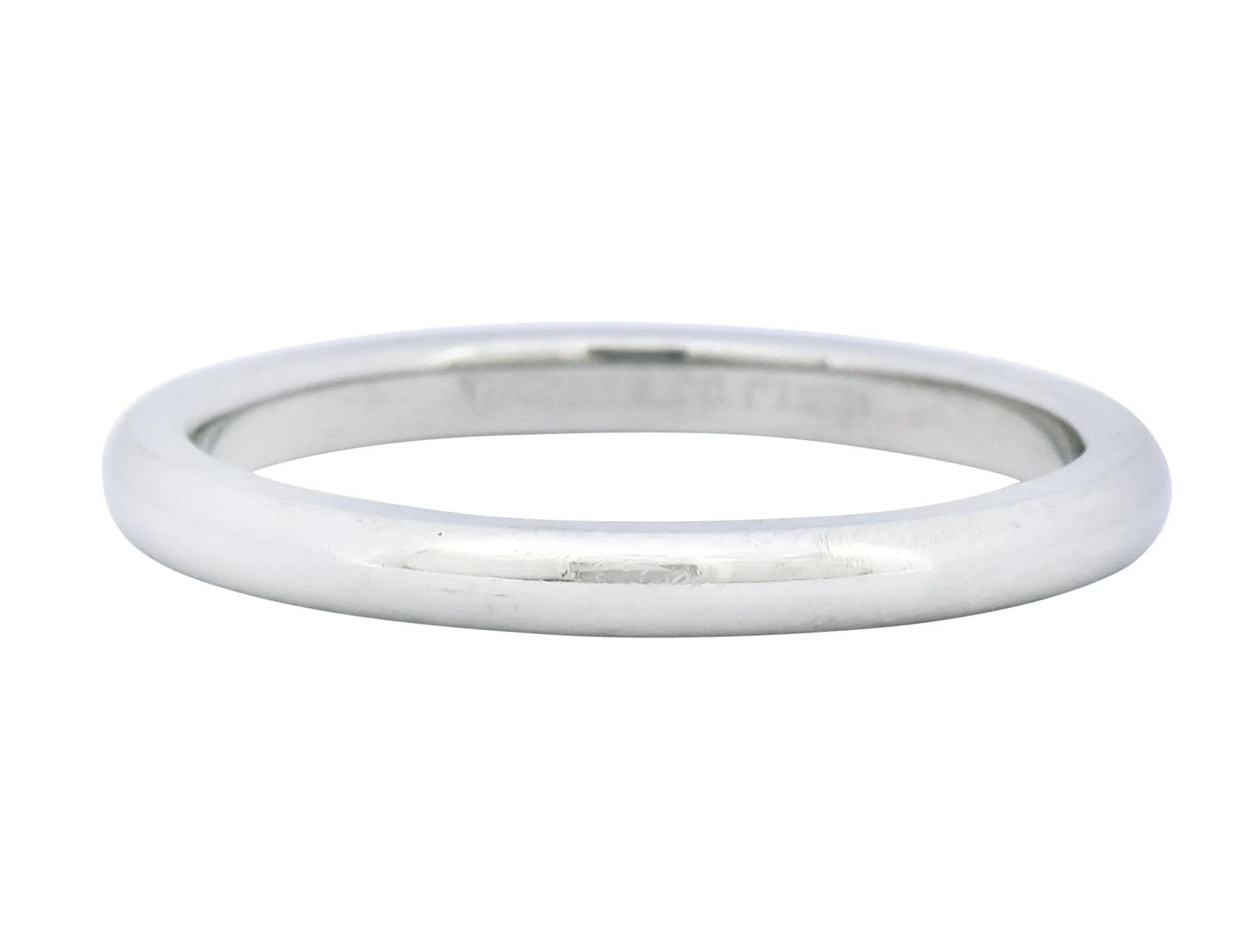 Tiffany & Co. Platinum Stacking Unisex Band Ring