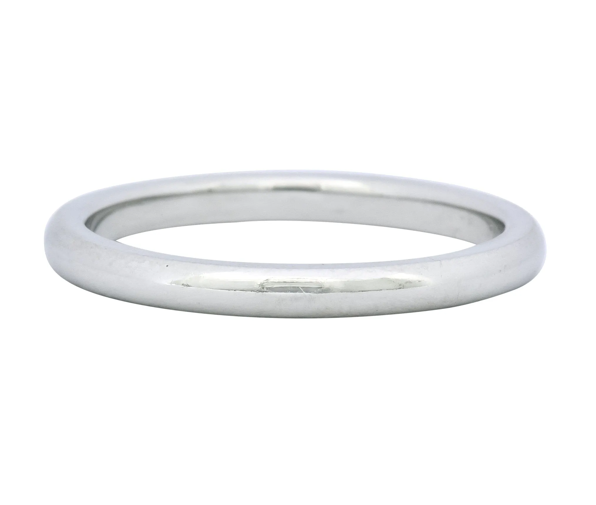 Tiffany & Co. Platinum Stacking Unisex Band Ring