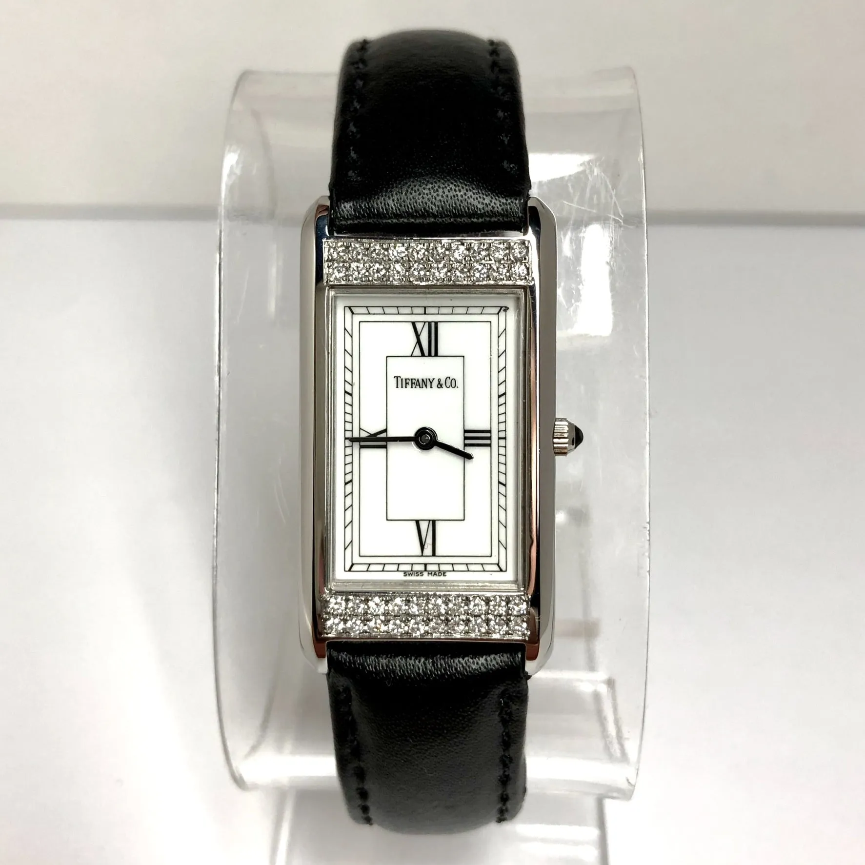 TIFFANY & CO. Quartz 20mm Steel 0.39TCW DIAMOND Watch