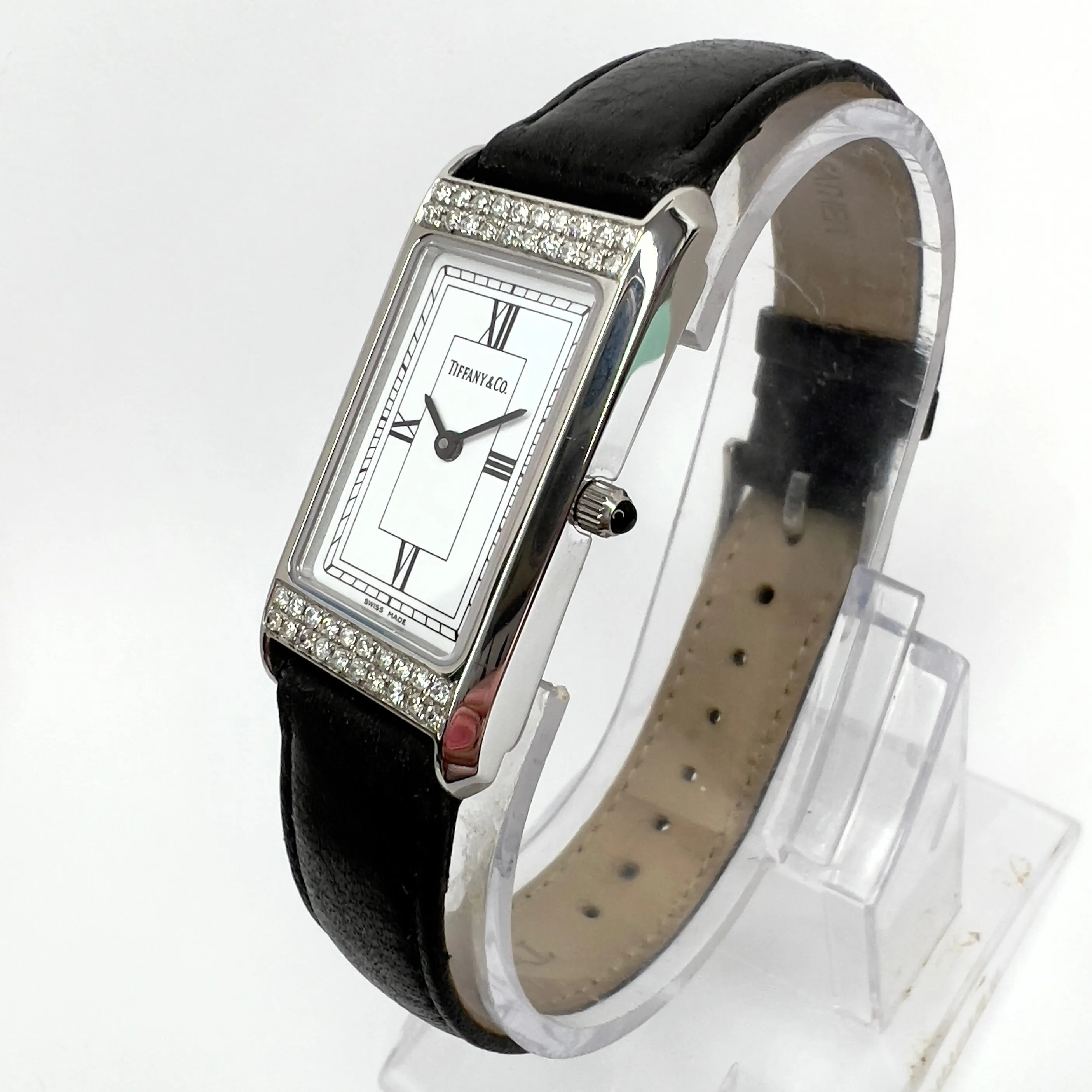 TIFFANY & CO. Quartz 20mm Steel 0.45TCW DIAMOND Watch