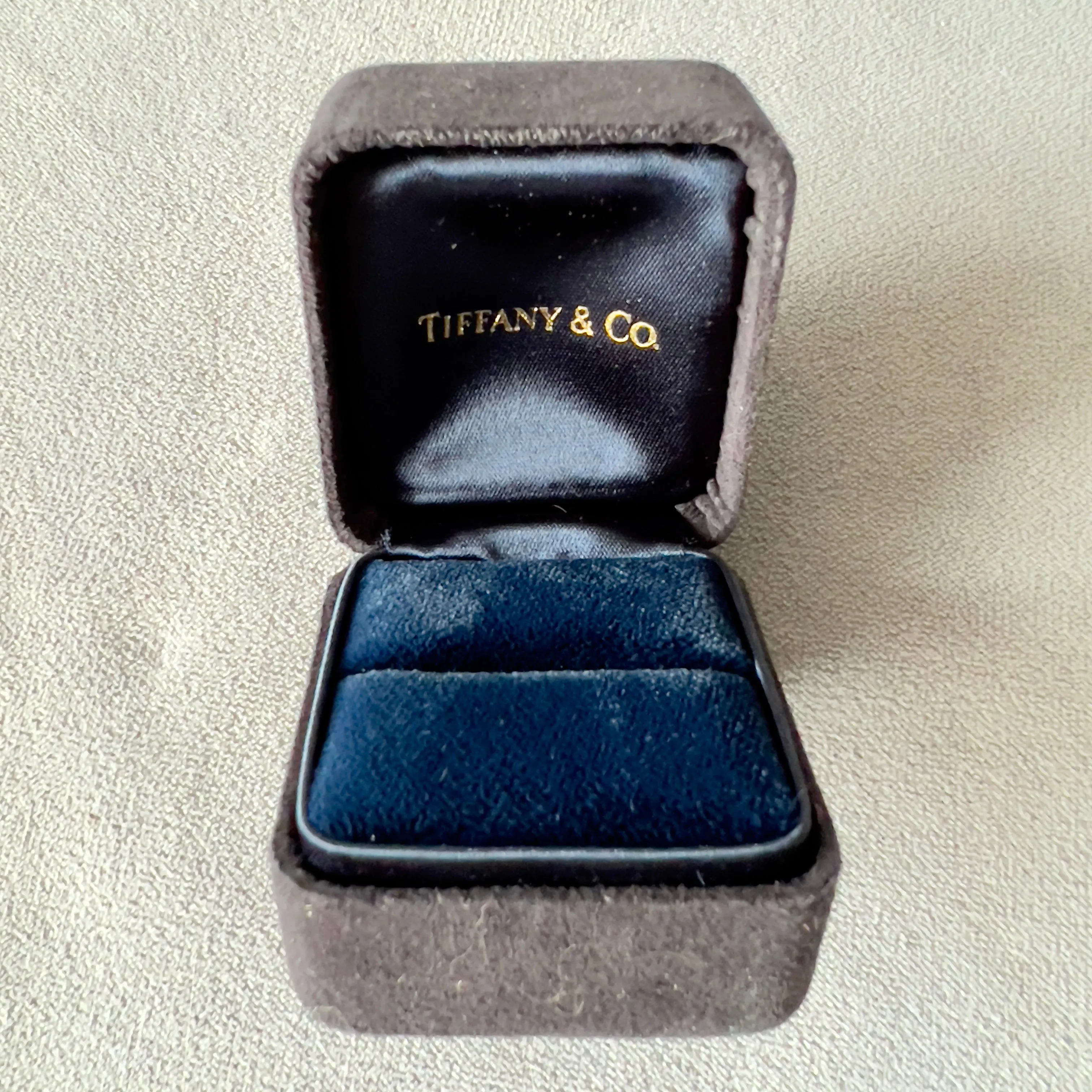 TIFFANY & CO. Ring Box 1.75x1.60x1.60 inches