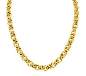 Tiffany & Co. Vintage 18 Karat Yellow Gold Substantially Linked Chain Necklace