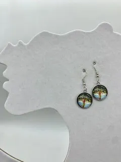 Tree of Tiffany wire earring