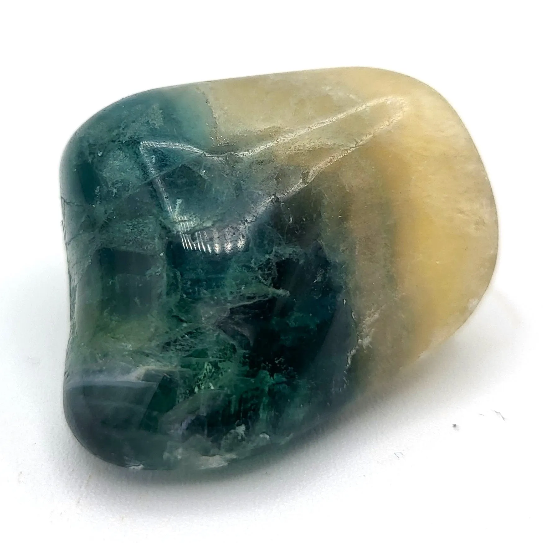 Tumbled Rainbow Fluorite