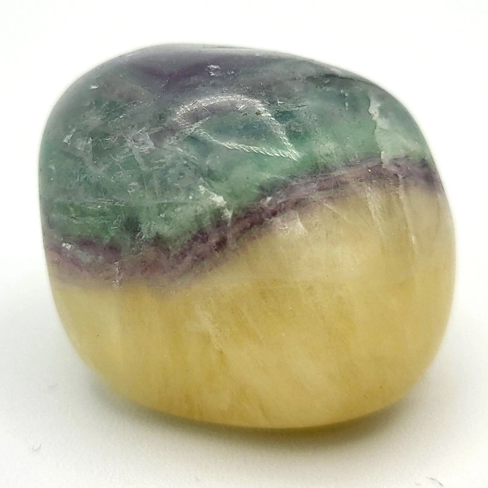 Tumbled Rainbow Fluorite