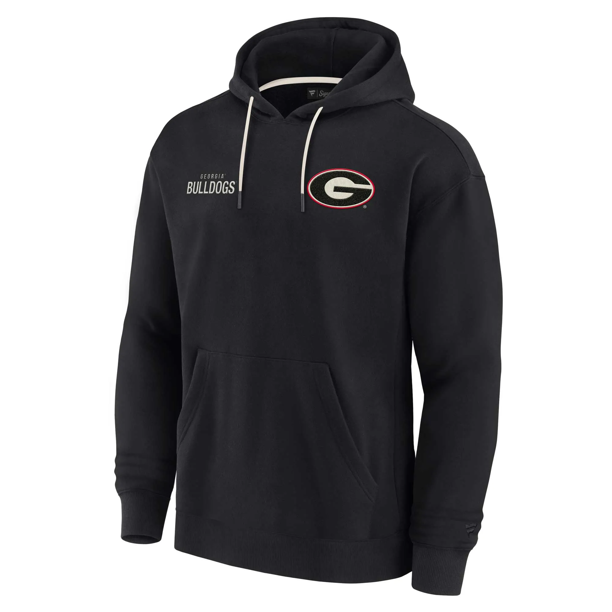 Unisex Fanatics Black Georgia Bulldogs Elements Super Soft Fleece Pullover Hoodie