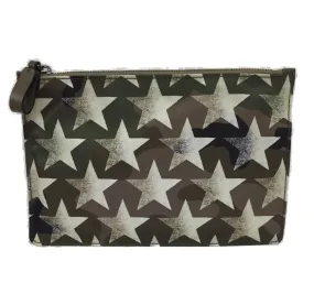 Valentino Garavani Rockstud All-Over Printed Zip-Up Pouch