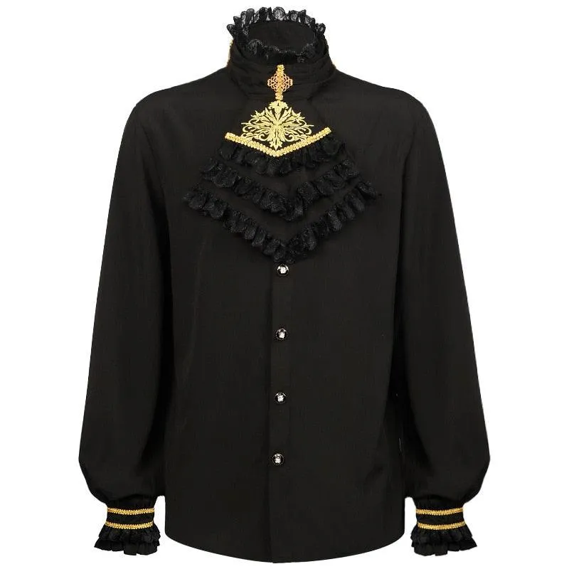 Victorian Renaissance Ruffled Gothic Steampunk Shirt