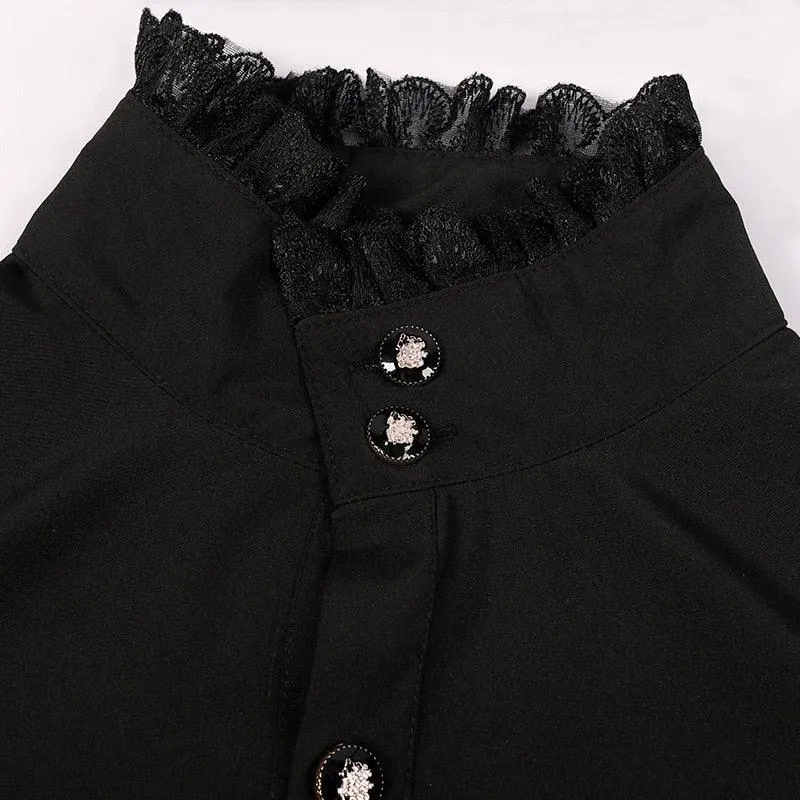 Victorian Renaissance Ruffled Gothic Steampunk Shirt