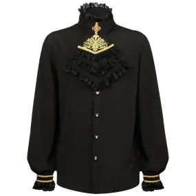 Victorian Renaissance Ruffled Gothic Steampunk Shirt