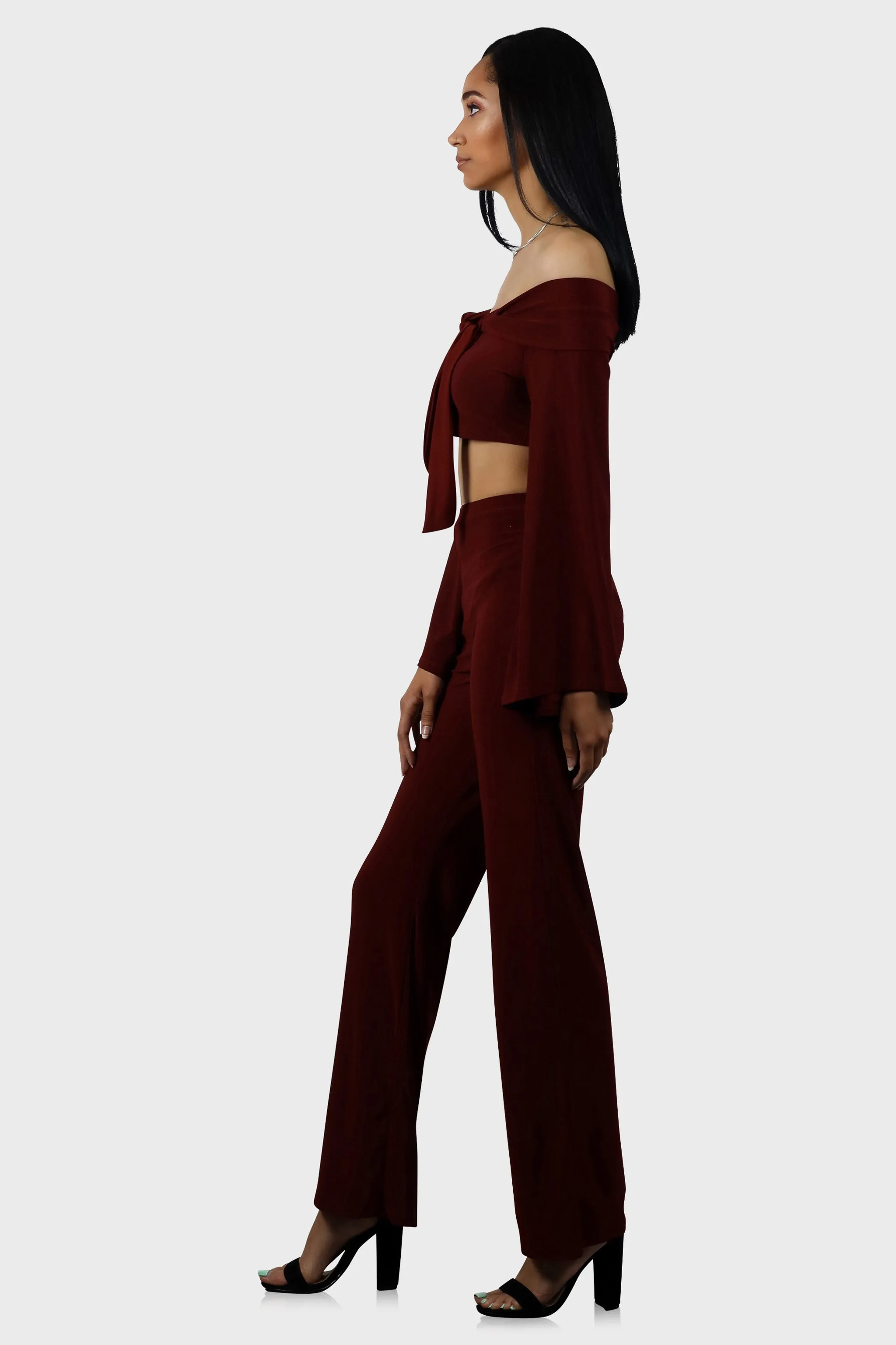 Wide Leg Pant Set