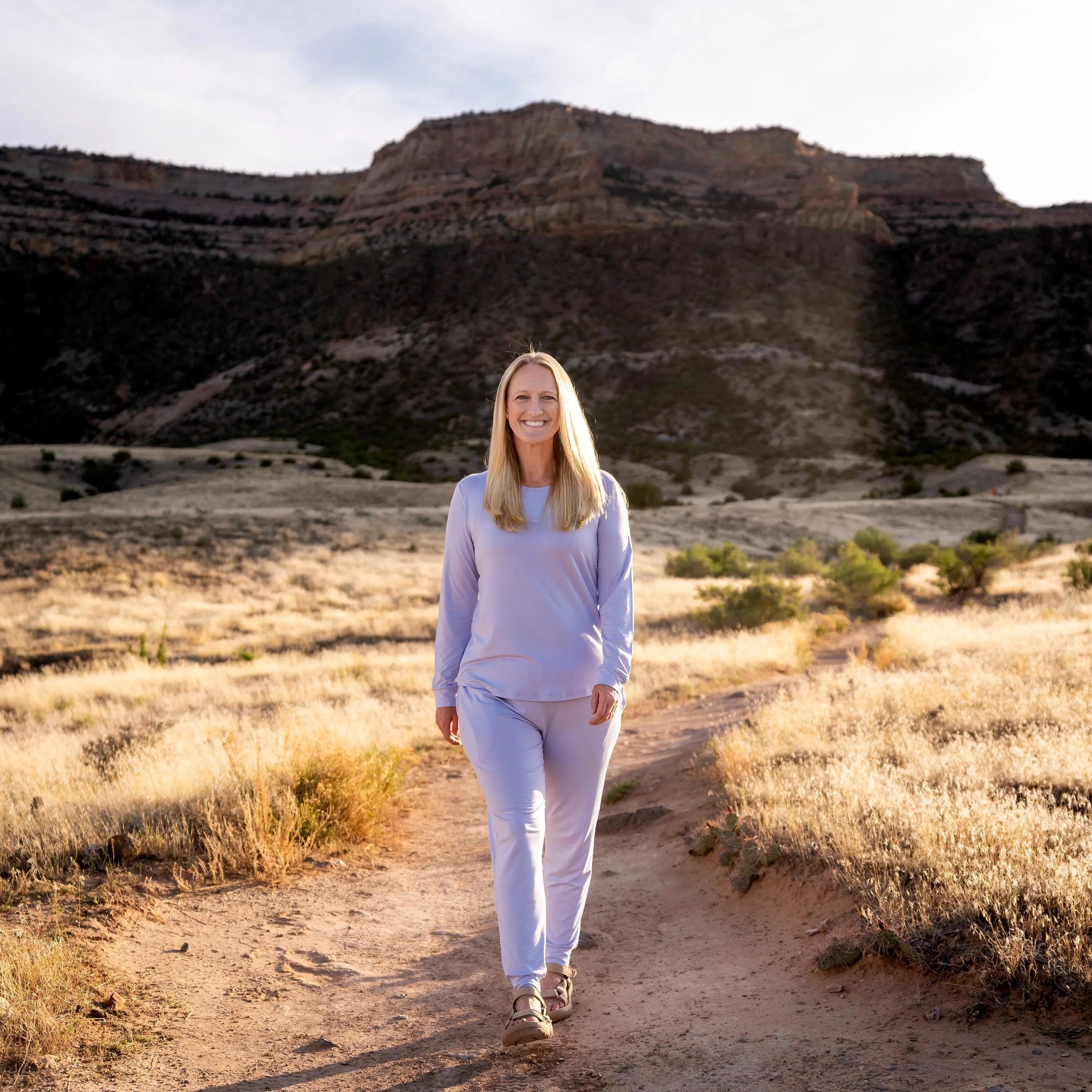 Women's Jogger Pajama Set in Lilac