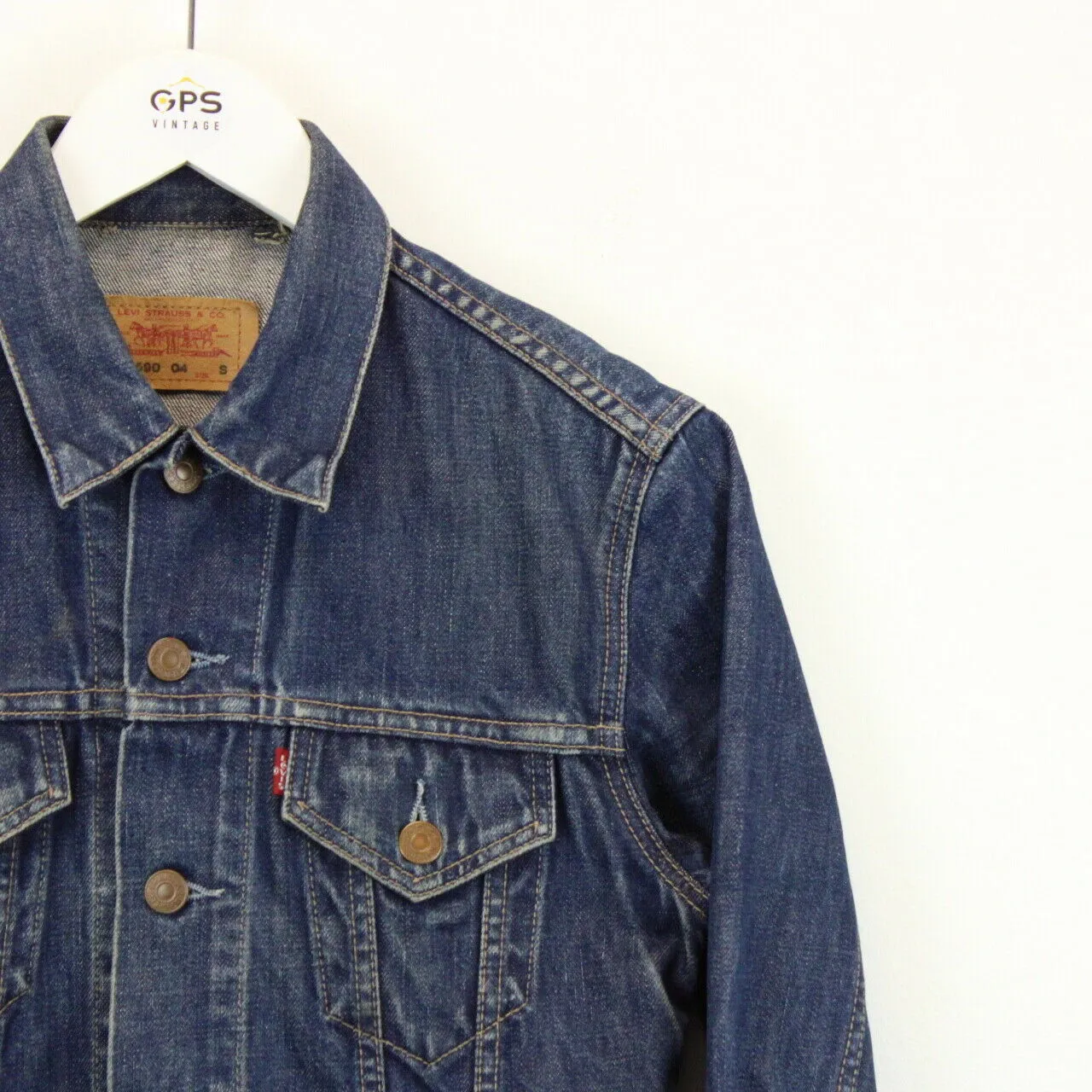 Womens LEVIS 90s Denim Jacket Blue | XS