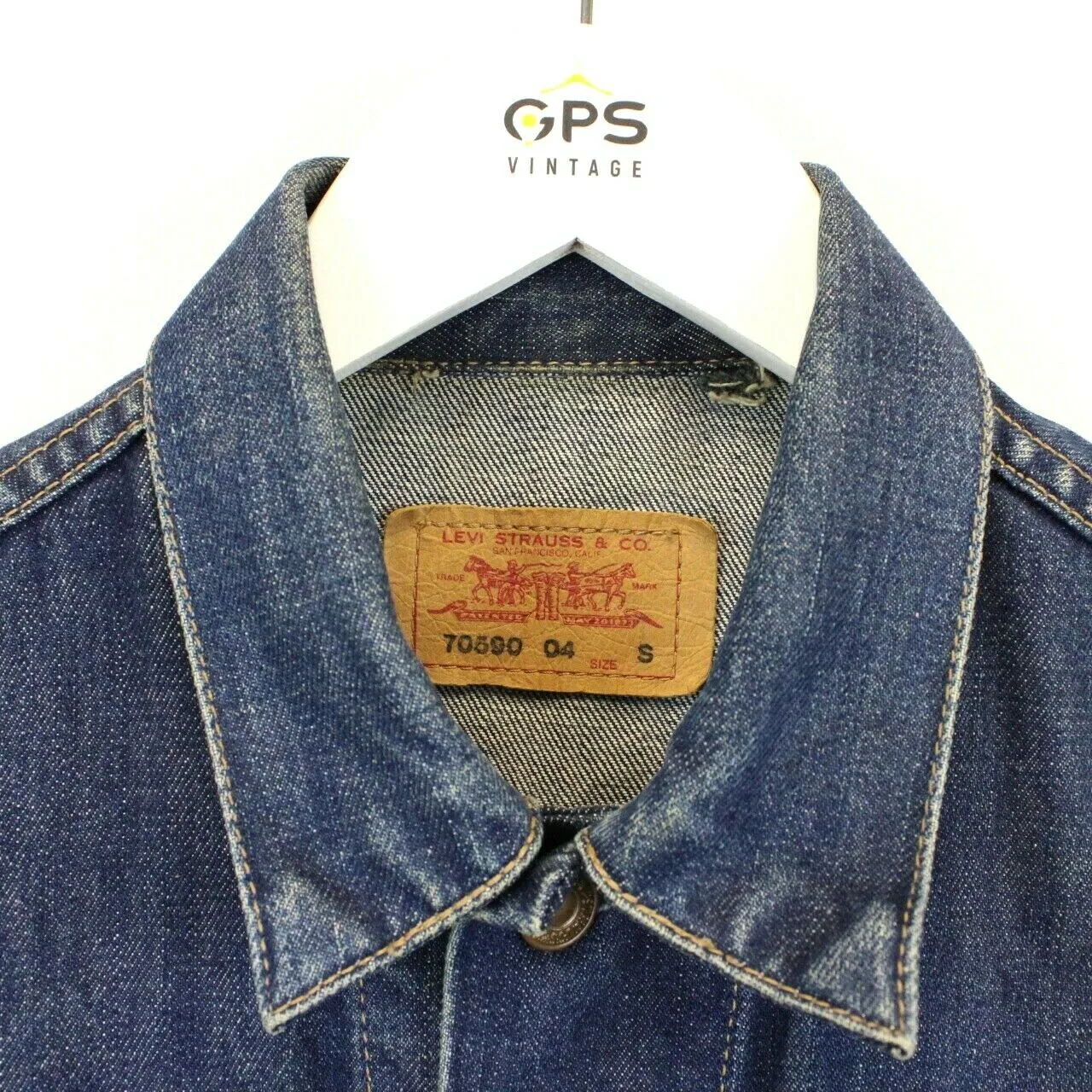 Womens LEVIS 90s Denim Jacket Blue | XS