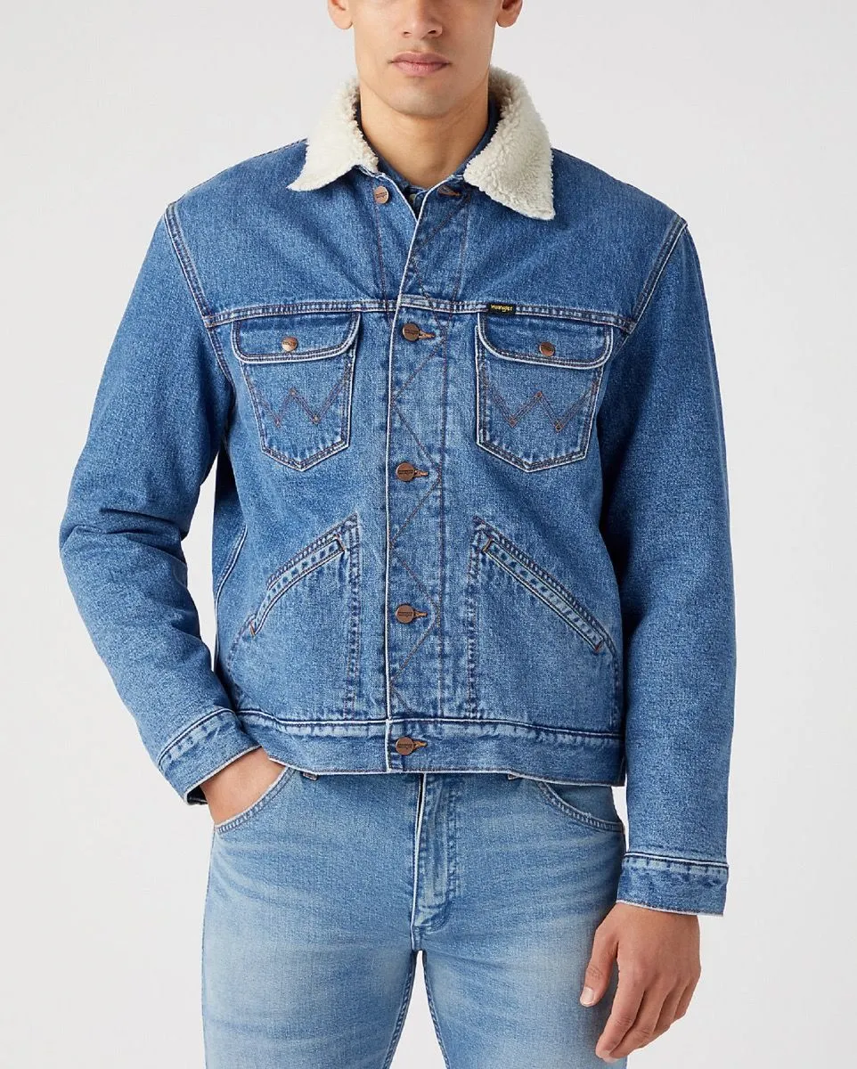 Wrangler 124MJ Sherpa Denim Jacket Wranch